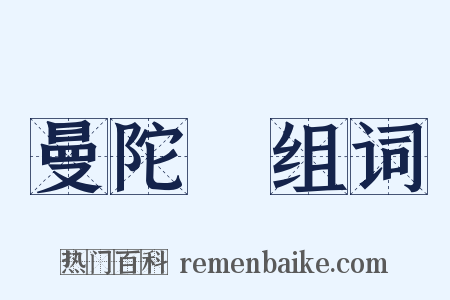 曼陀羅组词是什么意思的图片
